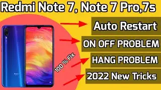 Redmi note 7pro on off problem ! redmi note 7 switching off automatically redmi note 7 off problem
