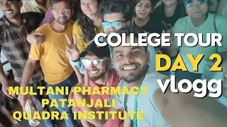 College tour day 2 || multani pharmacy, patanjali herbal garden and dj night'|| #trending #ayurveda