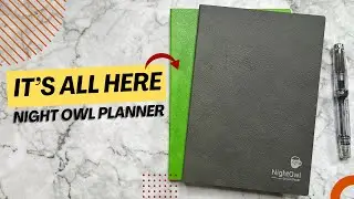 A Vertical Planner with TONS of Room for Notes: Night Owl Planner 6-Month Journal