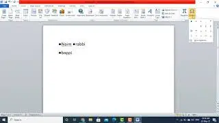 MS Word Tutorial. Use multiple bullet point in a sentence.