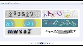Generate captcha image with random text using Python