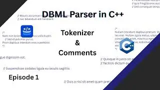 The Fun Begins — Tokenizer and Comments (DBML Parser Ep. 1)