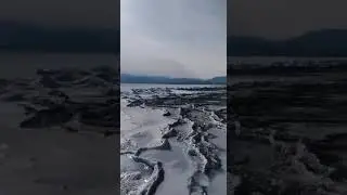 Аномальные холода. Читатель показал, как выглядит пляж Балыкчи