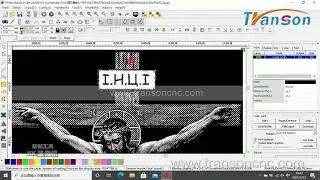 Details of How to Use Ruida 6445G Laser Engraver Engrave Photo on Marble