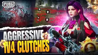 KIDDOO Aggressive 1v4 Clutches [*New 3.4 Update*] | PUBG MOBILE