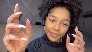ASMR- Soft Tongue Clicking + Hand Movements 😴💗 (NO TALKING)