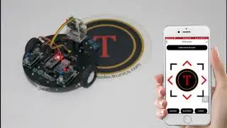 Robot multipropósito fácil [control bluetooth, seguidor de línea negra y evasor de obstáculos]