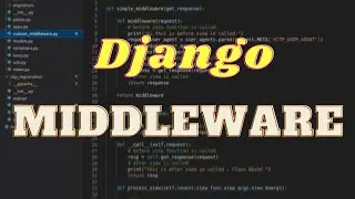 Create Custom Middleware in Django || Bridge between WSGI Handler and Views ||Hindi