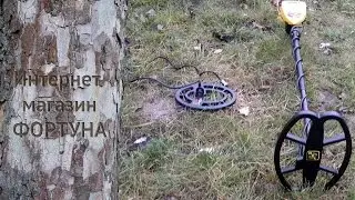 Сравнение Garrett Ace 150 с родной катушкой и Nel Hunter