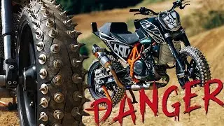 SPIKED STREET BIKE ON DIRT | RokON vlog #71