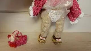 Вязание крючком плавки для куклы вязаные игрушки