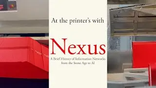 Behind the scenes at the printer's | 'Nexus' by Yuval Noah Harari