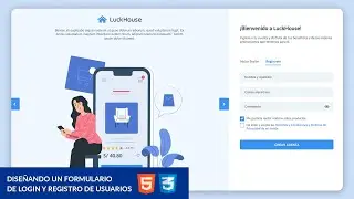 Diseñando un Formulario de Login y Registro utilizando HTML, CSS  | Diseño Web | Parte #1