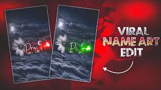 🔥Alight Motion Video Editing| Neon Effect Name Art video editing| how to make neon light Name Art
