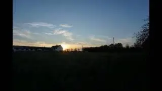 4K Time-Lapse Czech South Bohemia Countryside SunSet Svinky Sony a5100