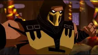 MKL Scorpion's Revenge Scorpion vs Quan Chi (No Music)