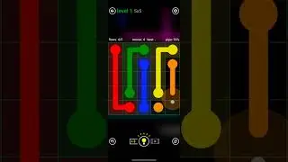 Flow Free Puzzle Master Level 1 | Connect Dots and Conquer!