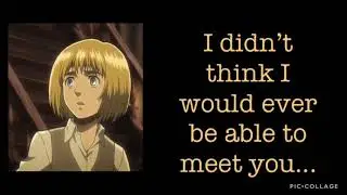 Comfort Characters | ASMR | Armin Arlert x Modern! Listener