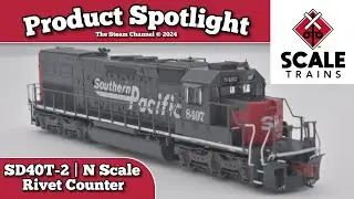 Product Spotlight | Scale Trains Rivet Counter SD40T-2 SP LokSound 5 DC/DCC | N Scale