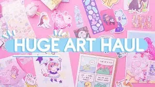 HUGE ART HAUL | Stickers, Prints & More