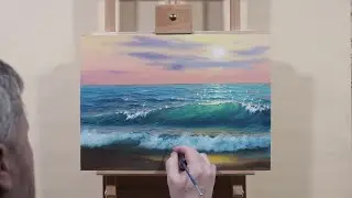 Oil Painting | Reflections | Seascape | Time-Lapse