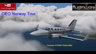 MSFS | Flysimware Cessna 414 Chancellor | OEO Norway Tour
