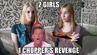 Two cutie-feminines, one helicopter. Part 2