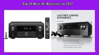 Top 10 Best AV Receivers in 2021 | New Model  AV Receivers