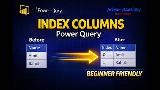 Creating Index Columns in Power Query Editor for Power BI