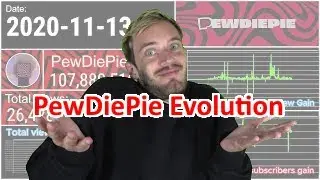 PewDiePie - Evolution (2010 - 2023)