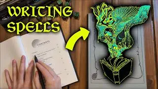 Using real BOOKS to write SPELLS in our indie TTRPG - Thieves of the Tome
