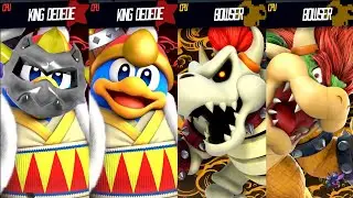 Team King Dedede  Vs Team Bowser - Super Smash Bros Mods