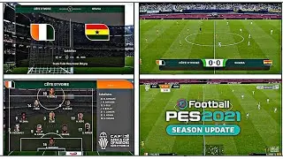 Pes 2021 & Football Life New African Cup Of Nations Scoreboard 2024 | AFCON Patch 23/24 CPK