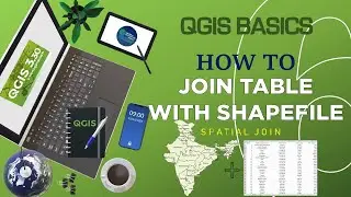 How to Join Tables with Shapefile | Spatial Joining in QGIS | 