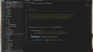 Routing with Wildcards [Laravel 7 from scratch] E06