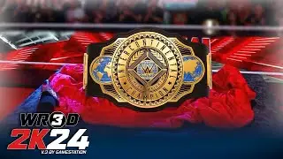 NEW WWE INTERCONTINENTAL CHAMPIONSHIP 2024 FOR WRESTLING REVOLUTION 3D!