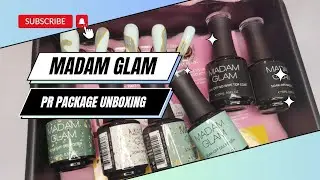 MADAM GLAM PR PACKAGE UNBOXING AND TUTORIAL || GLITTERSPOLISH NAILS