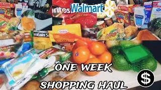 Weekly Walmart Grocery Haul (I shopped at Walmart and....) #groceryhaul