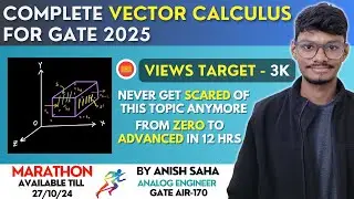 🔥Marathon on Vector Calculus || Mathematics || GATE || PrepFusion