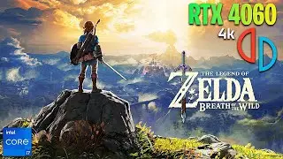 The Legend of Zelda Breath of the Wild - Yuzu 4k | RTX 4060 + i7 13700HX | Performance Testing