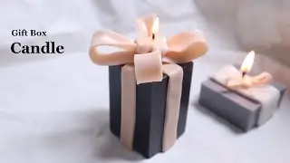 Candle Making Tutorial #18: Gift Box with Ribbon Bow