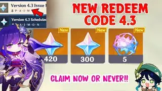 HURRY!!! New FREE Primogems code - GENSHIN IMPACT 4.3 CODES - Genshin codes- Codigos Genshin Impact
