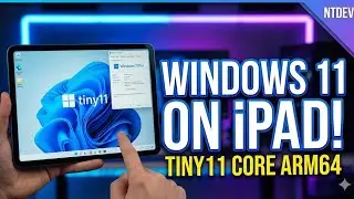 Windows 11 on an iPad - Tiny11 Core arm64 on an iPad Air M2
