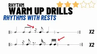 Rhythms With Rests - Warm Up Drills 🎶🎸