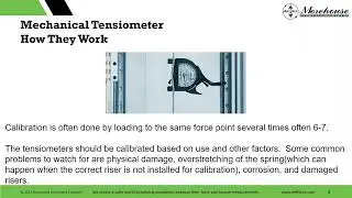 Cable Tensiometers Webinar: Let's Keep the Proper Stress on the Cables, Not Your Nerves