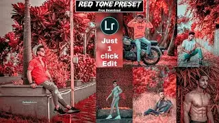 RED TONE PRESET - Lightroom Mobile Preset Tutorial / LR Preset New Trick Copy - Paste Setting /
