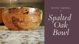 Spalted Oak Bowl Woodturning #shorts