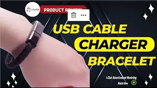 USB Cable Charger Bracelet Review: Style Meets Connectivity!