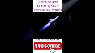Space Shuttle Rocket Ignition Start Sound Effects #shorts