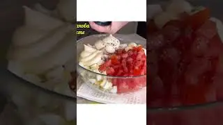 Ну, ОЧЕНЬ ВКУСНЫЙ САЛАТ #вкусно #еда #кулинария #кухня #рецепт #вкусныйужин #салат
